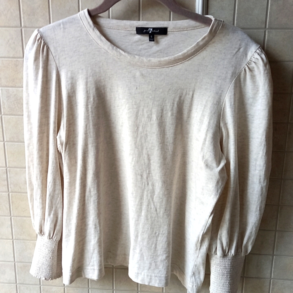 7 for all mankind long sleeved shirt